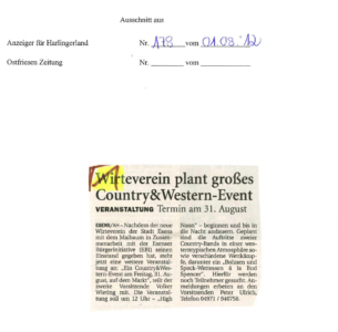 Country und Western Event