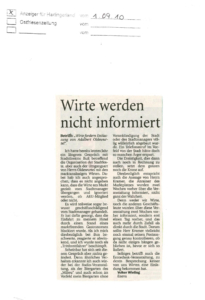 Entlassung von Adalbert Oldewurtel
