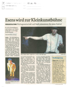 Esens wird zur Kleinkunstbühne