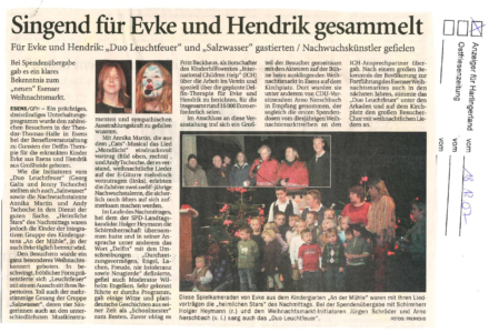 Für Evke und Hendrik gesammelt