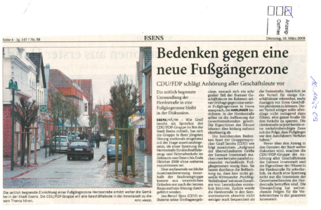 Fußgängerzone Herdestraße