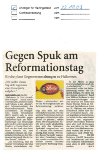 Gegenveranstaltung zu Halloween