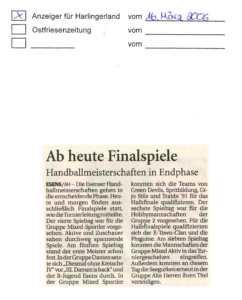Handballmeisterschaften