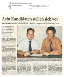 Kanidaten stellen sich vor