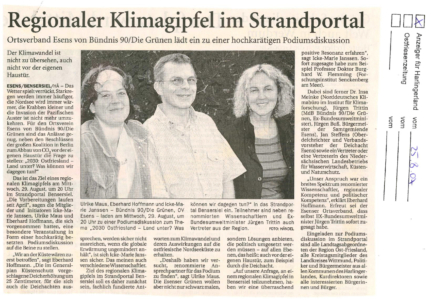 Klimagipfel im Strandportal