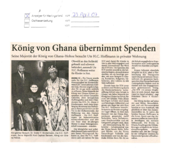König von Ghana