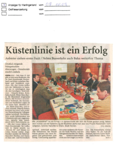 Küstenlinie ist ein Erfolg