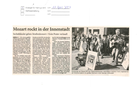 Mozart rockt in der Innenstadt