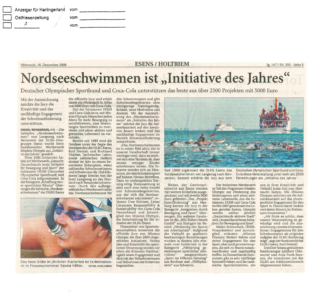 Nordseeschwimmen