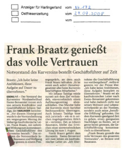 Notvorstand Kurverein