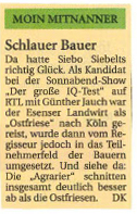 Schlauer Bauer