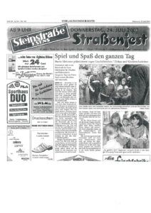Steinstraßenfest