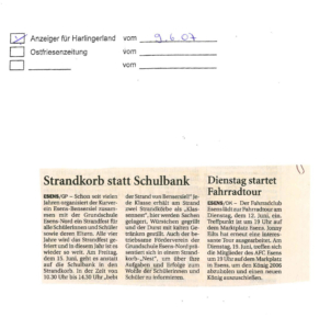 Strandkorb statt Schulbank