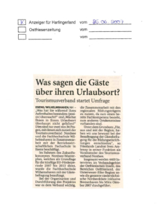 Umfrage Esens-Bensersiel