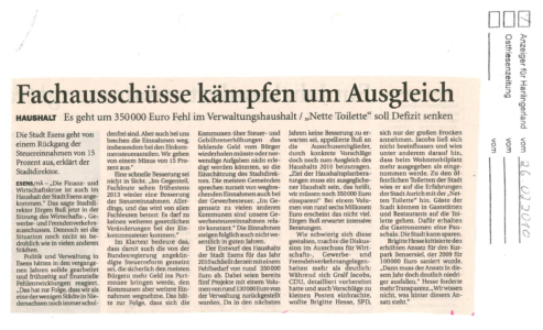 Verwaltungshaushalt