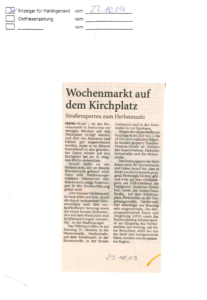 Wochenmarkt auf dem Kirchplatz (2)